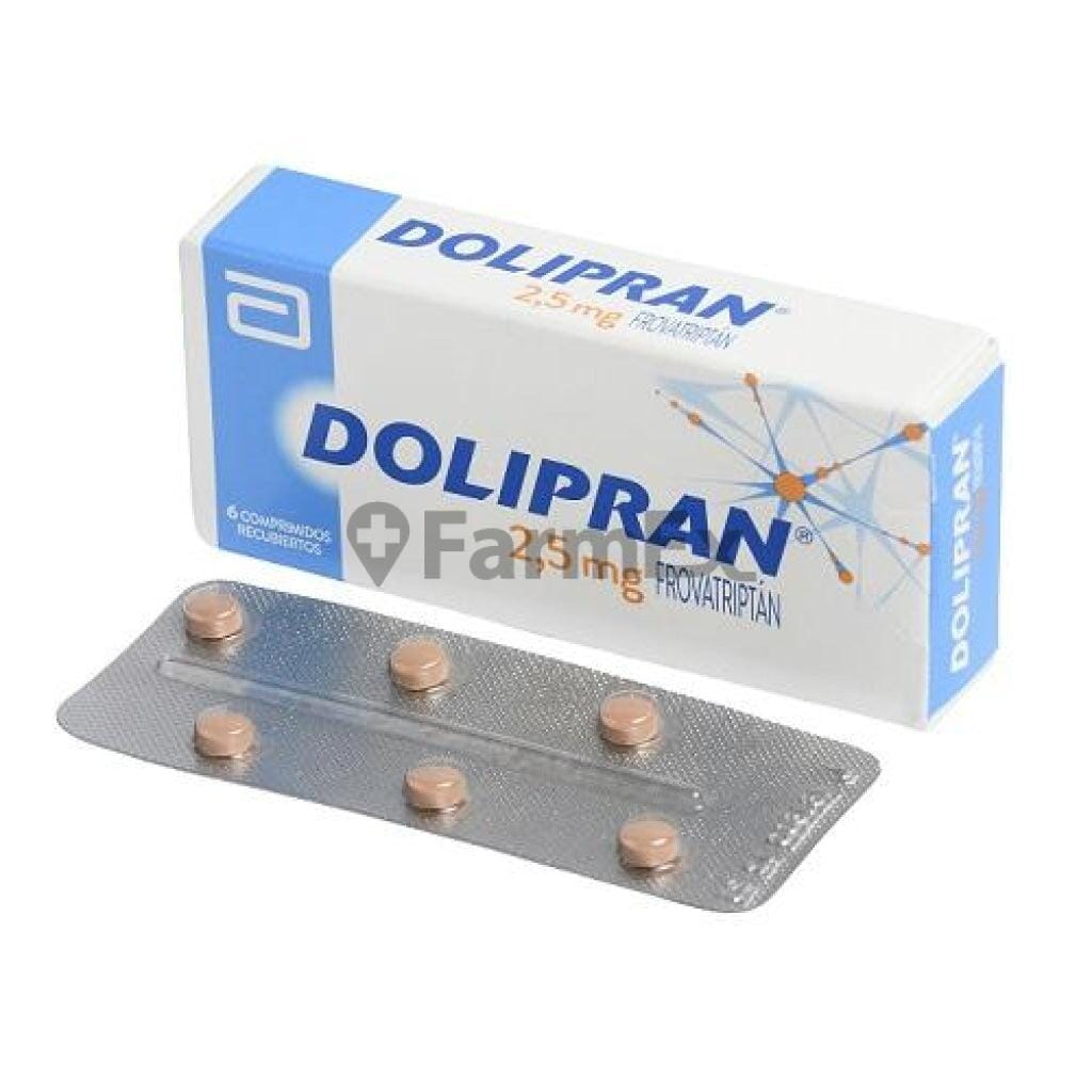 Dolipran 2,5 mg x 6 comprimidos Farmex-BanMedica-Persistente